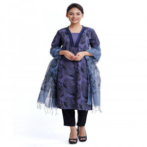 Purple Georgette Salwar Kameez