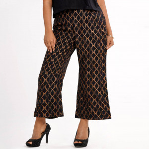 Black Viscose Palazzo