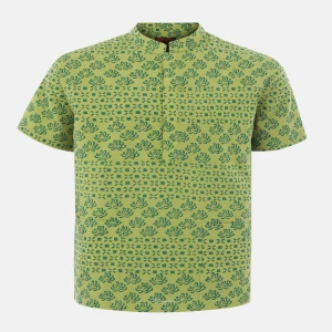 Light Olive Printed Cotton Fatua