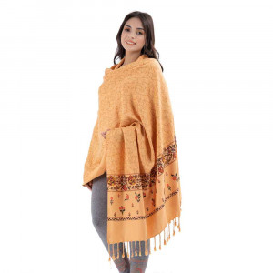 Yellow Viscose Shawl