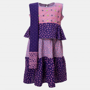 Purple Viscose  Ghagra Choli