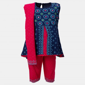 Blue Viscose   Salwar Kameez