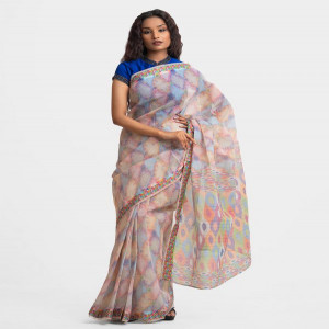 Printed Art Silk Saree