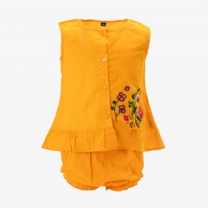 Orange Cotton Newborns Nima Set