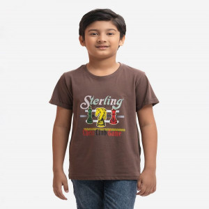 Coffee Cotton  Sort Sleeve T-shirt