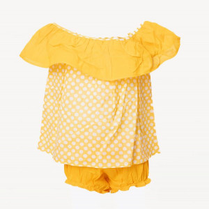Yellow Cotton Tent Frock