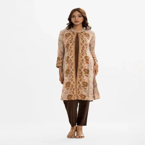 Olive Joom Straight Salwar Kameez