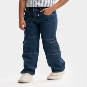 Blue Denim kids Cargo Pants