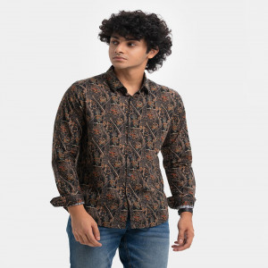 Multi-color Cotton Long Sleeve Casual Shirt