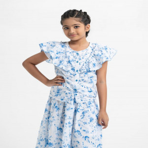 White Cotton Woven Set