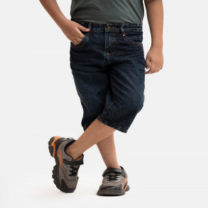 Blue Denim Three Quarter Pants