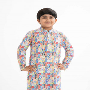 Printed Cotton Panjabi