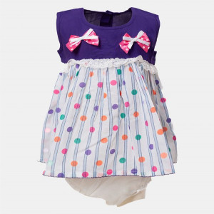 Printed Cotton A-line Frock