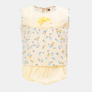 Yellow Cotton Newborns Nima Set