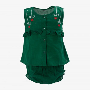 Green Cotton Newborns Nima Set