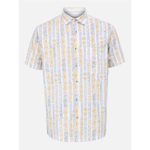 Light Grey Printed Cotton Shirt