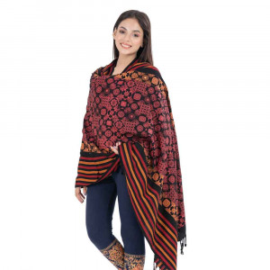 Black Viscose Shawl