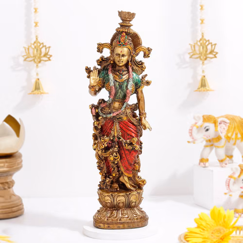goddess-radha-resin-statue