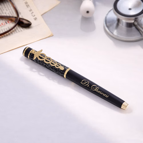 personalized-doctor-clip-rollerball-pen