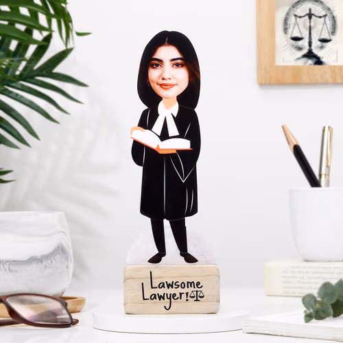 personalized-lawsome-lawyer-caricature-for-women