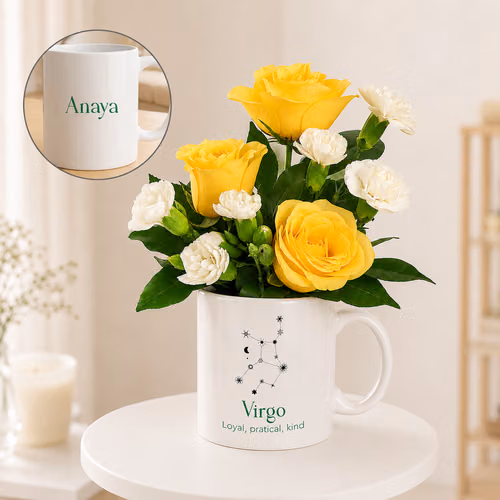 virgo-golden-bloom-mug-arrangement