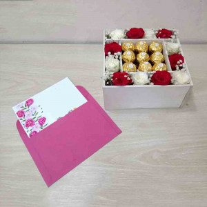 Chocolate with Rose Mixed Bouquet