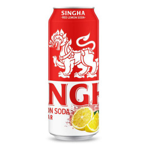 Singha Red Lemon Soda Zero Sugar 330ml