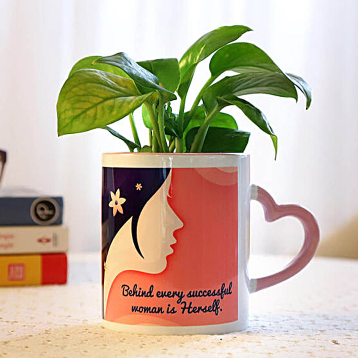 Money Plant In Successful Women Mug