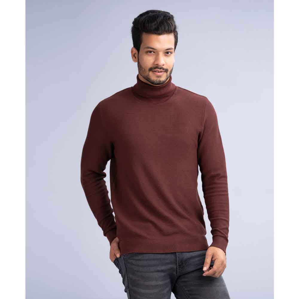 Turtleneck Viscose Sweater